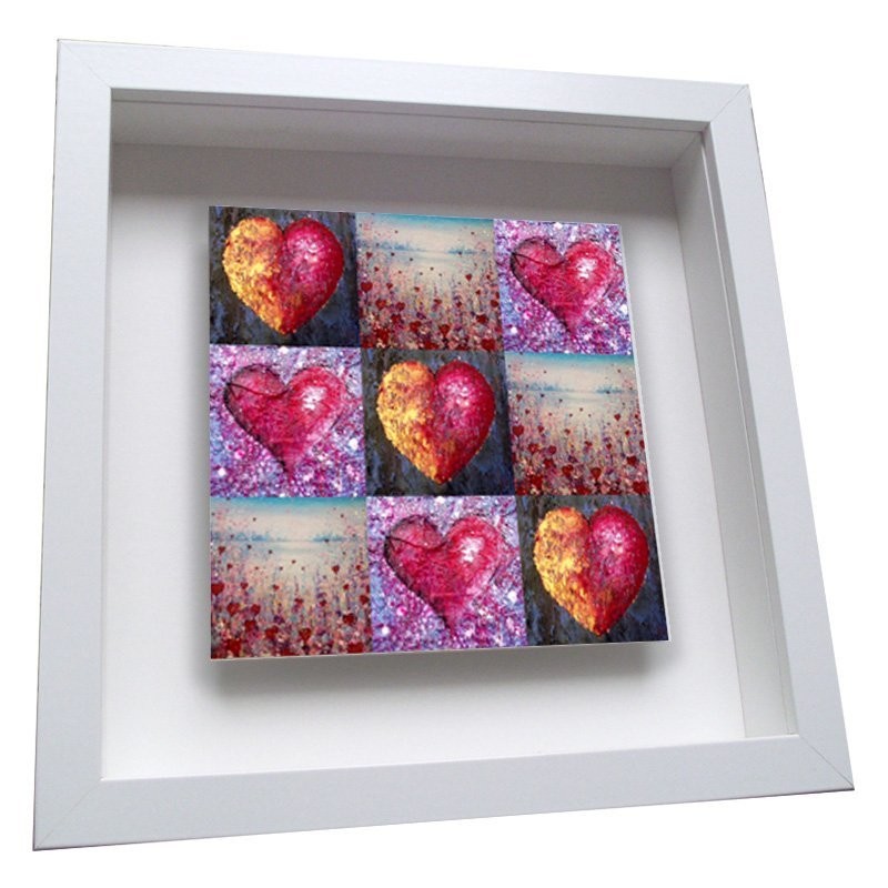 Lots of Love - Framed Ceramic Tile