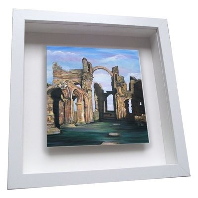 Lindisfarne - Framed Ceramic Tile