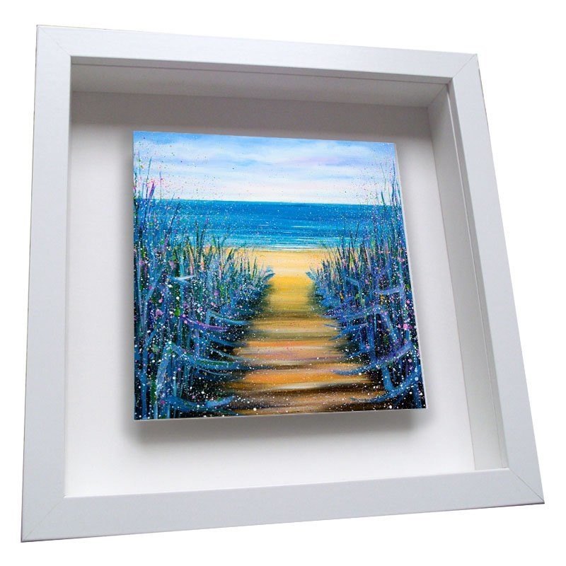 Going Forward - Framed Ceramic Tile