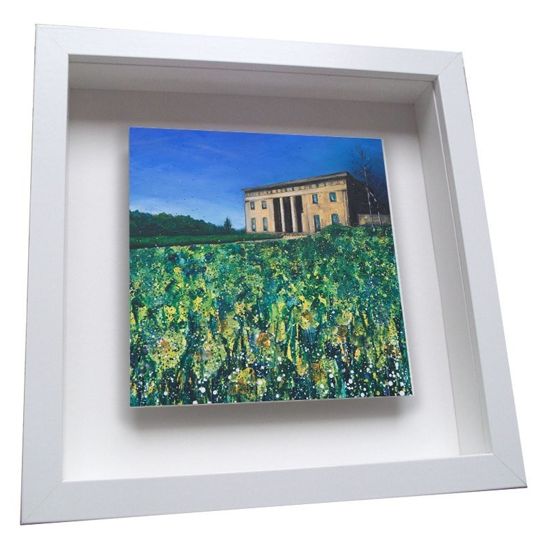 Belsay Hall - Framed Ceramic Tile