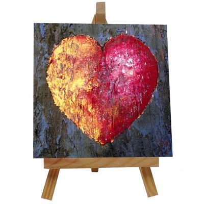 Love Ceramic tile with easel