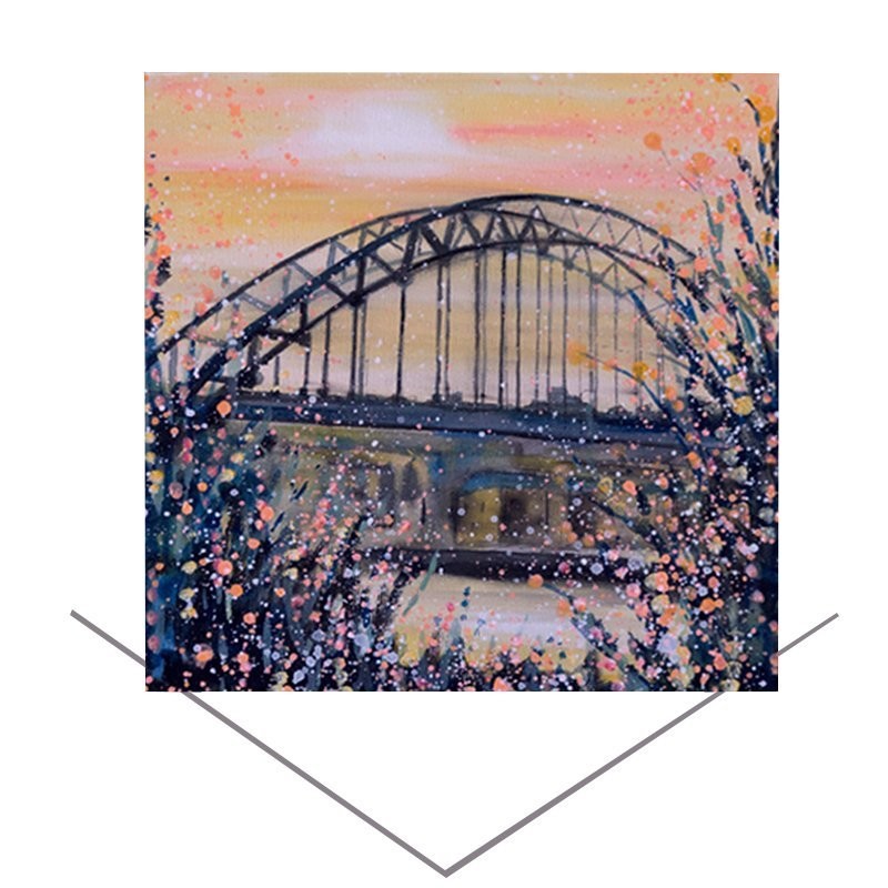 Emily Ward Tyne Bridge Greeting Card