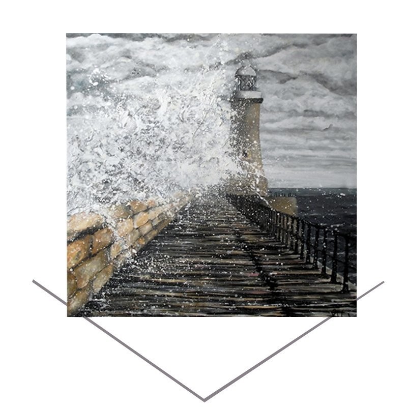 Emily Ward Tynemouth Pier Jane Greeting Card