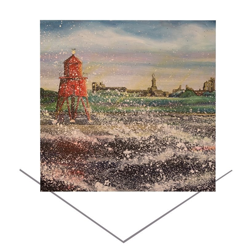 Emily Ward Herd Groyne Greeting Card