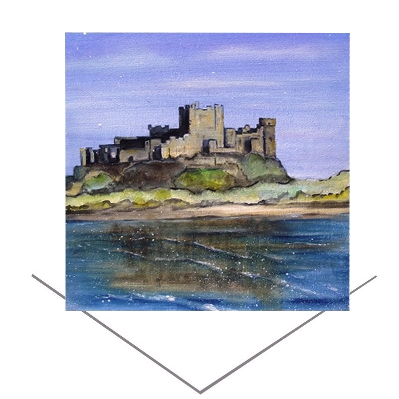 Emily Ward Bamburgh Castle Greeting Card