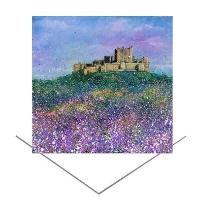Emily Ward Bamburgh Castle Flowers Greeting Card