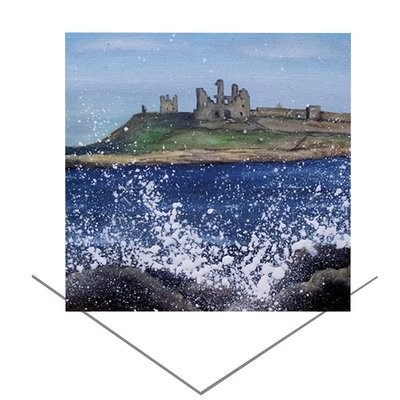 Emily Ward Dunstanburgh Castle Greeting Card