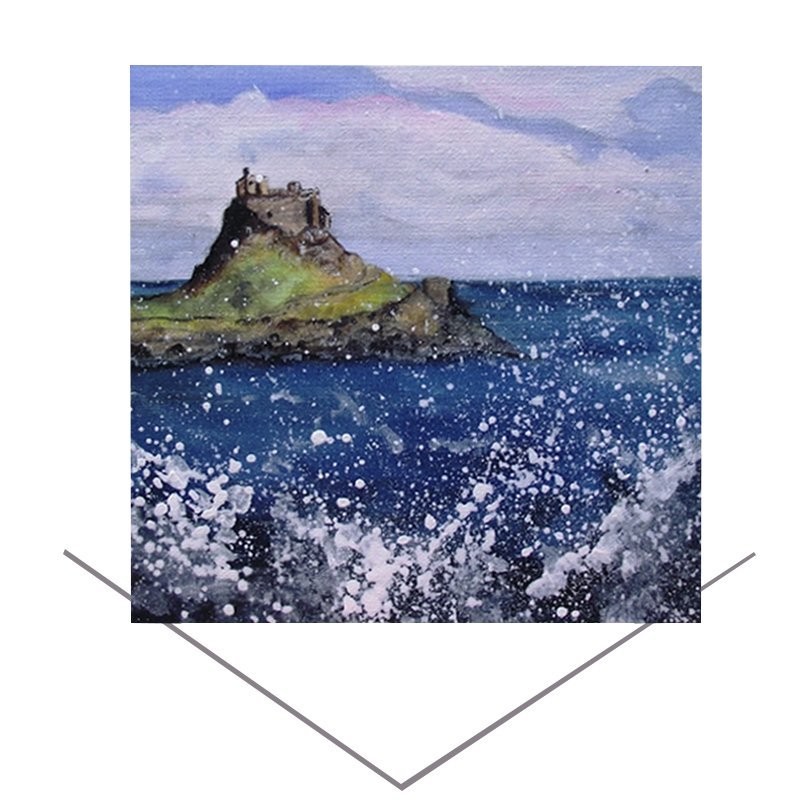 Emily Ward Holy Island Greeting Card