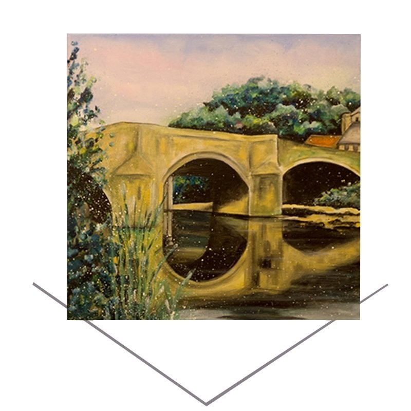 Emily Ward Felton Bridge Greeting Card