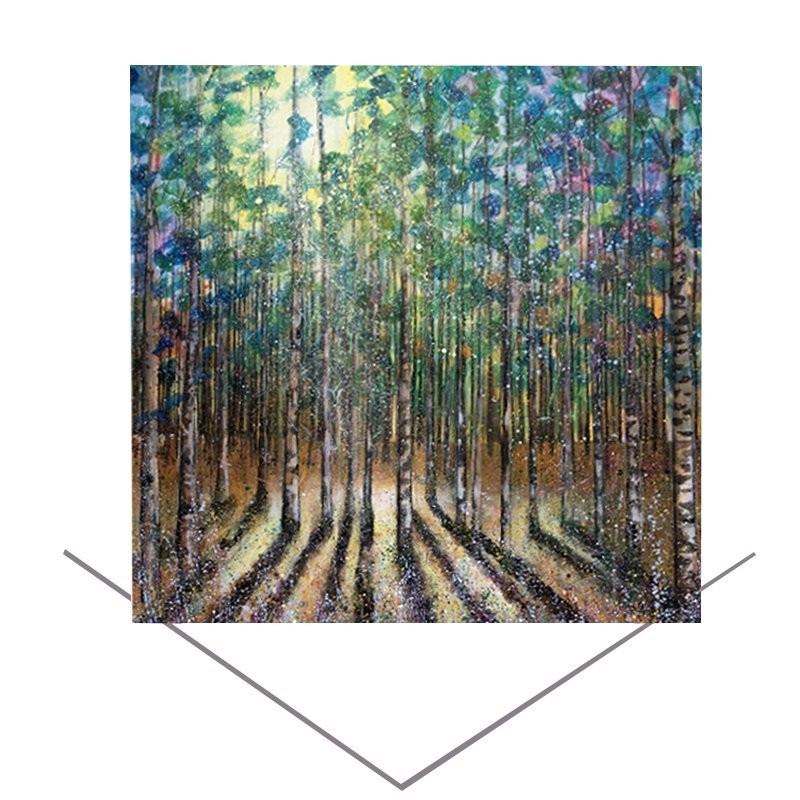 Emily Ward Lees Trees Greeting Card