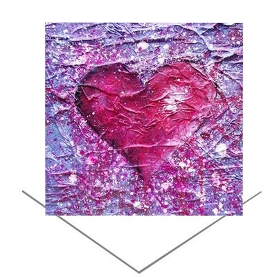 Emily Ward Love Purple Greeting Card