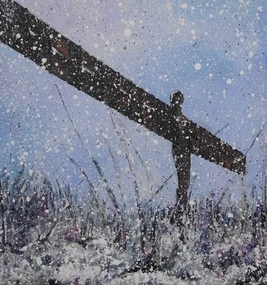 Emily Ward Angel of the North Canvas Print