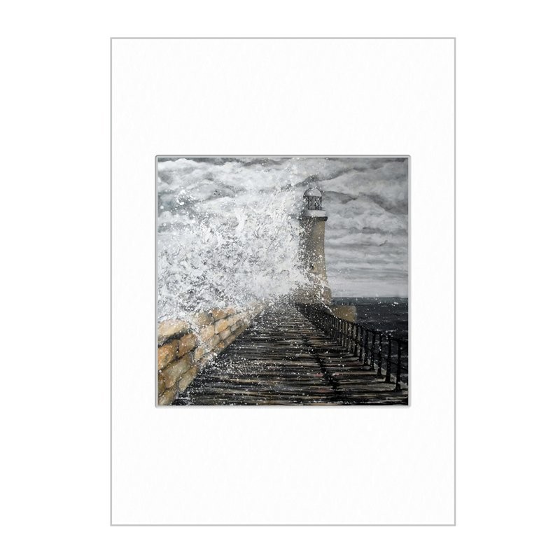 Tynemouth Pier Jane Mini Print A4
