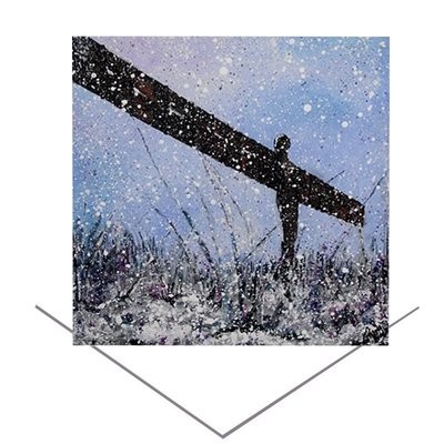 Emily Ward Angel of the North Greeting Card