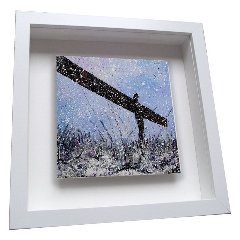 Angel of the North - Framed Ceramic Tile