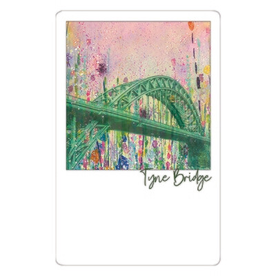 Tyne Bridge (Flowers) Magnet