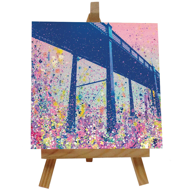 Armstrong Bridge Ceramic tile with easel