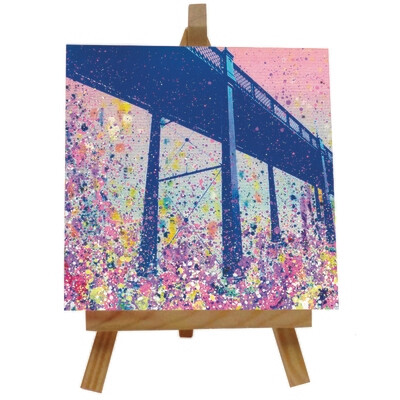 Armstrong Bridge Ceramic tile with easel