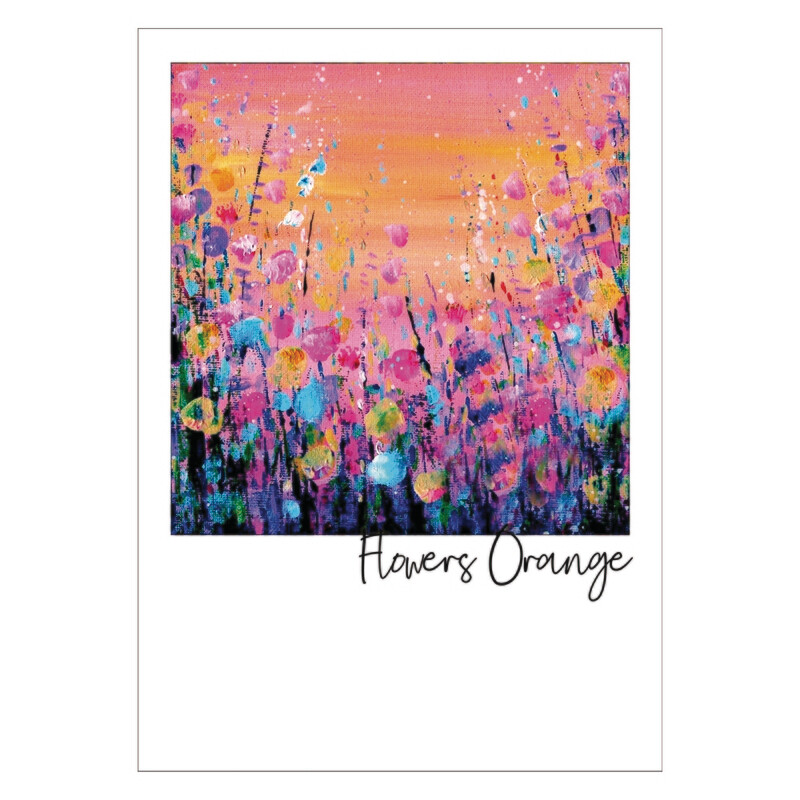 Flowers Orange  Postcard