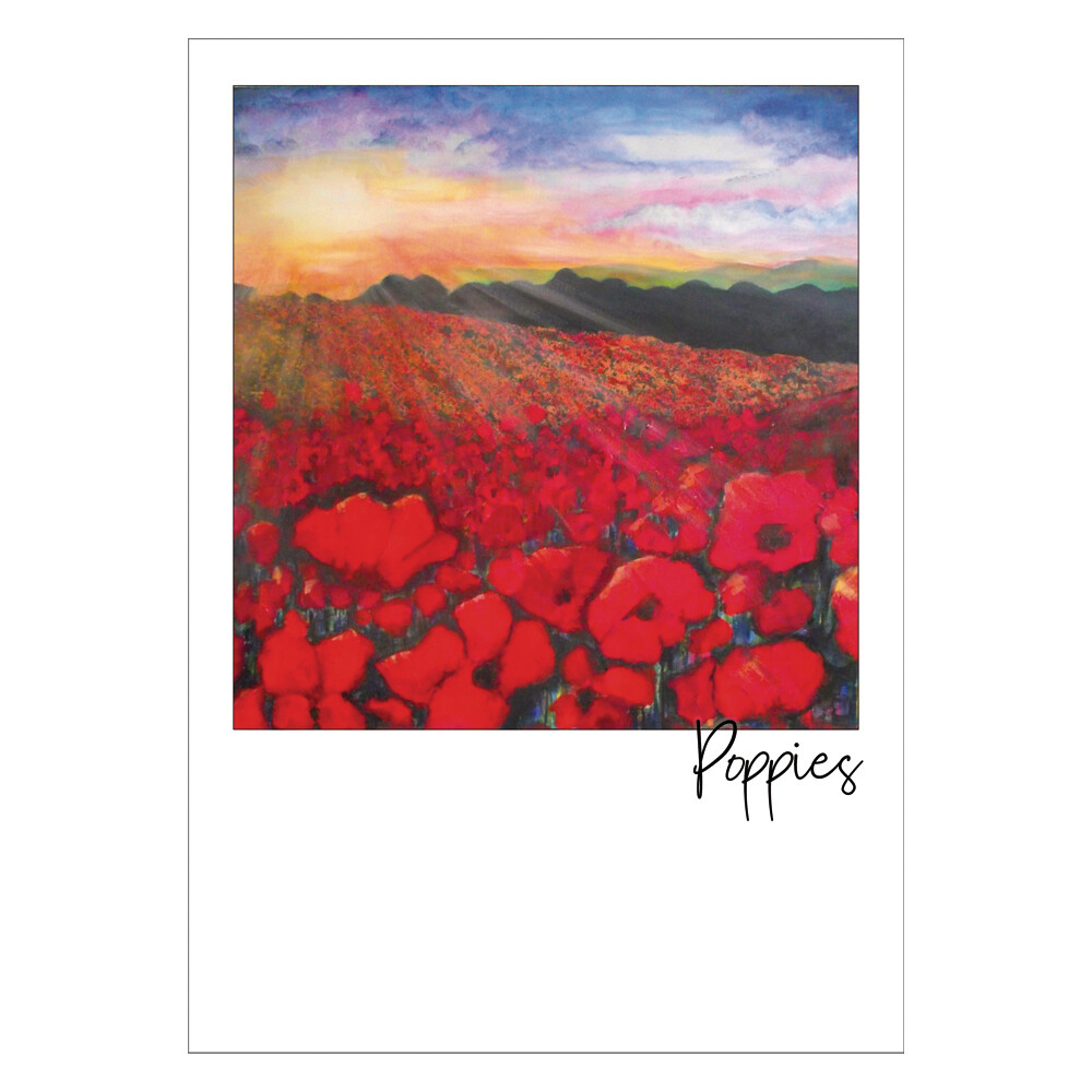 Poppies Postcard