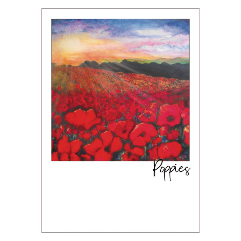 Poppies Postcard