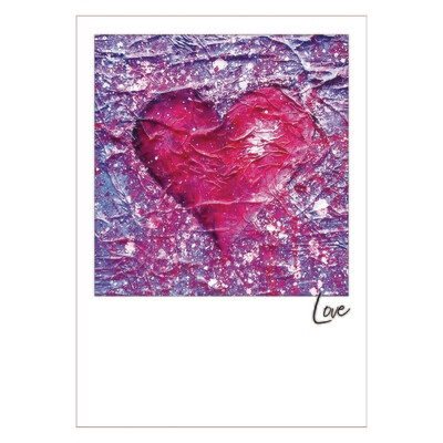 Love Purple Postcard