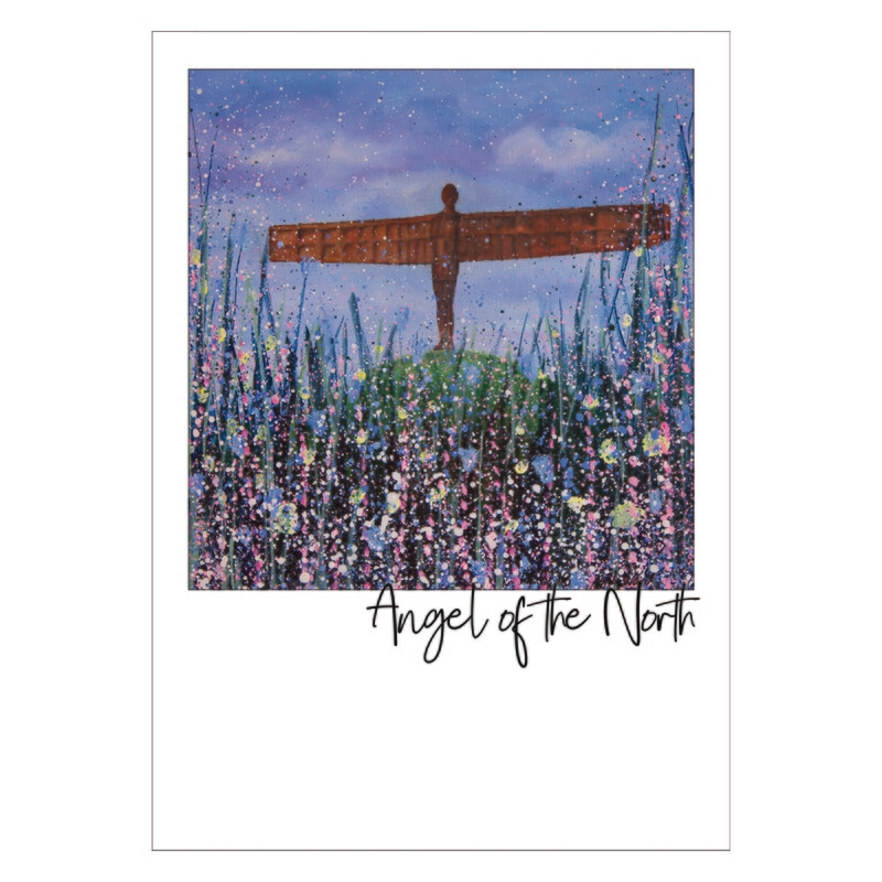 Angel of the North  (Flowers) Postcard