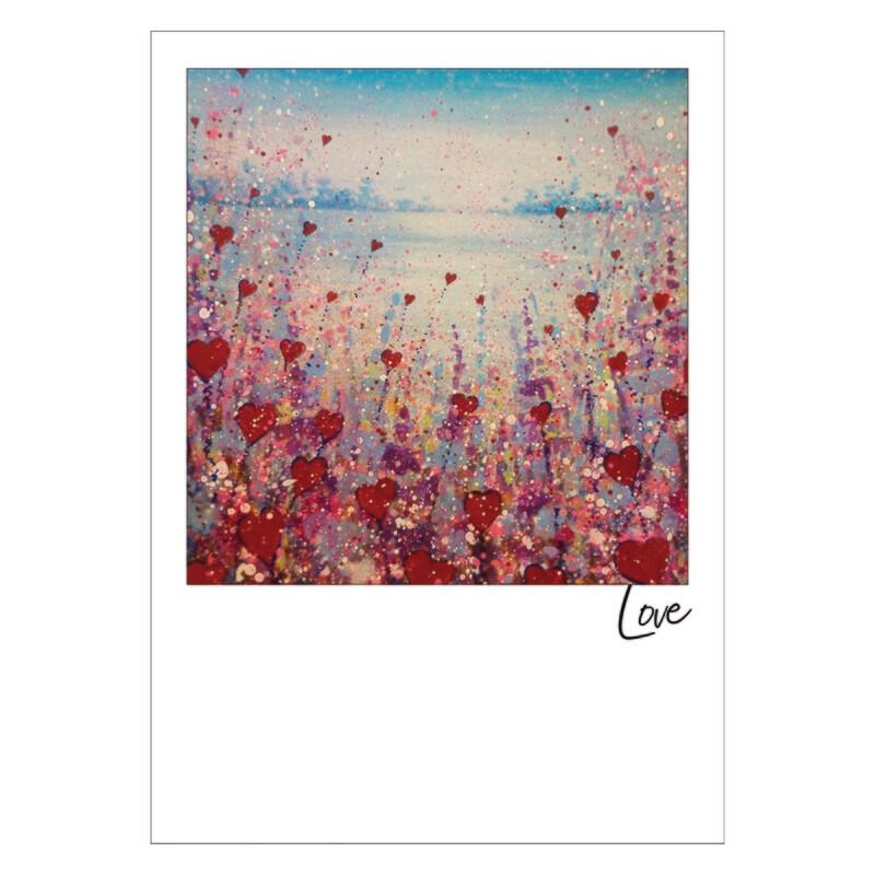 Love Flowers Postcard