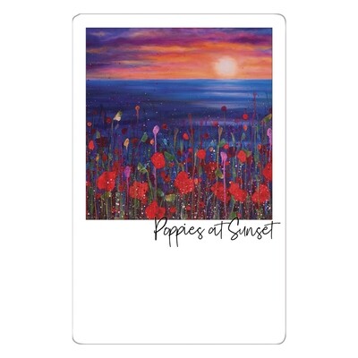 Poppies at Sunset Magnet