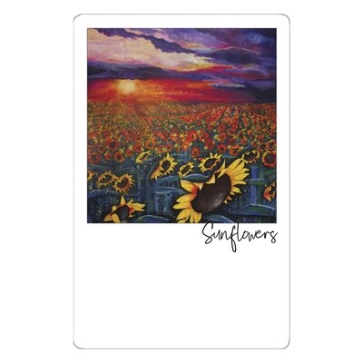 Sun on Sunflowers Magnet