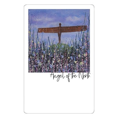 Angel of the North (Flowers) Magnet