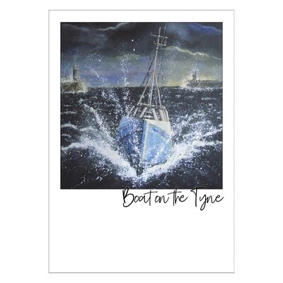 Boat on the Tyne Postcard