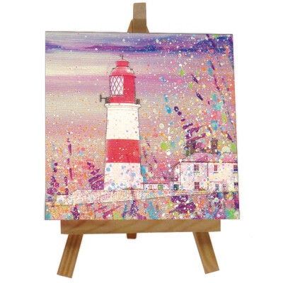 Souter Lighthouse Ceramic tile with easel