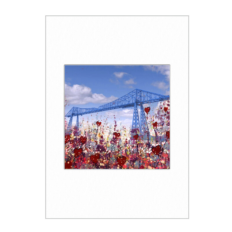 Transporter Bridge Middlesbrough Mini Print A4