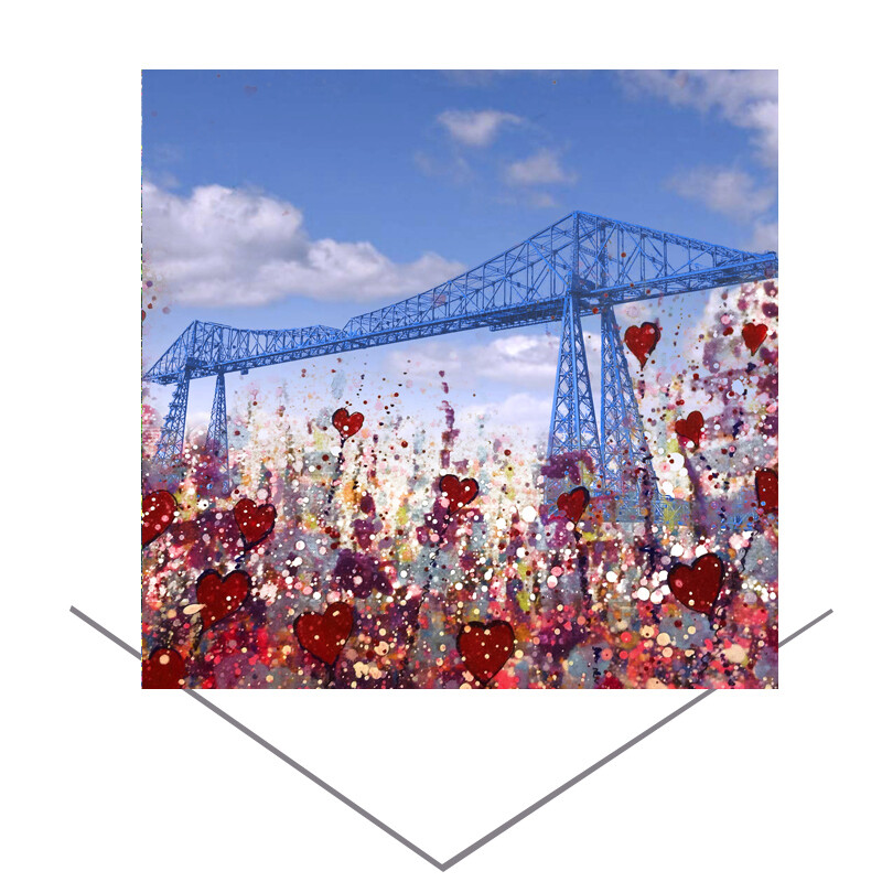 Transporter Bridge Greeting Card