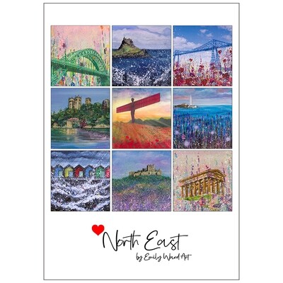 Poster Print Love North East