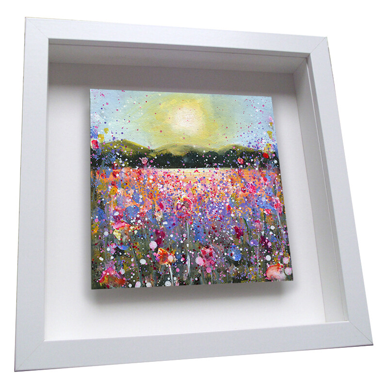 Morning Glory - Framed Ceramic Tile