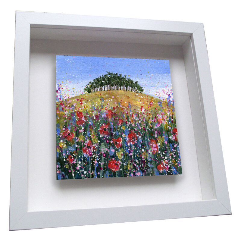 Over the Hill - Framed Ceramic Tile
