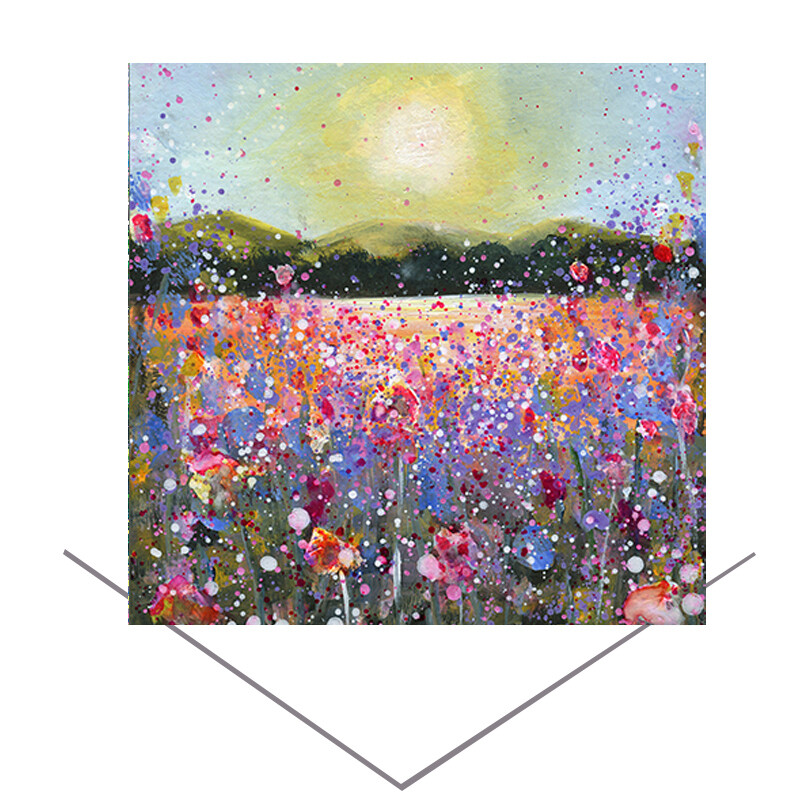 Morning Glory Greeting Card