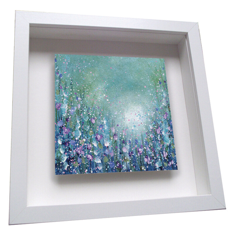 Pretty Flowers - Framed Ceramic Tile