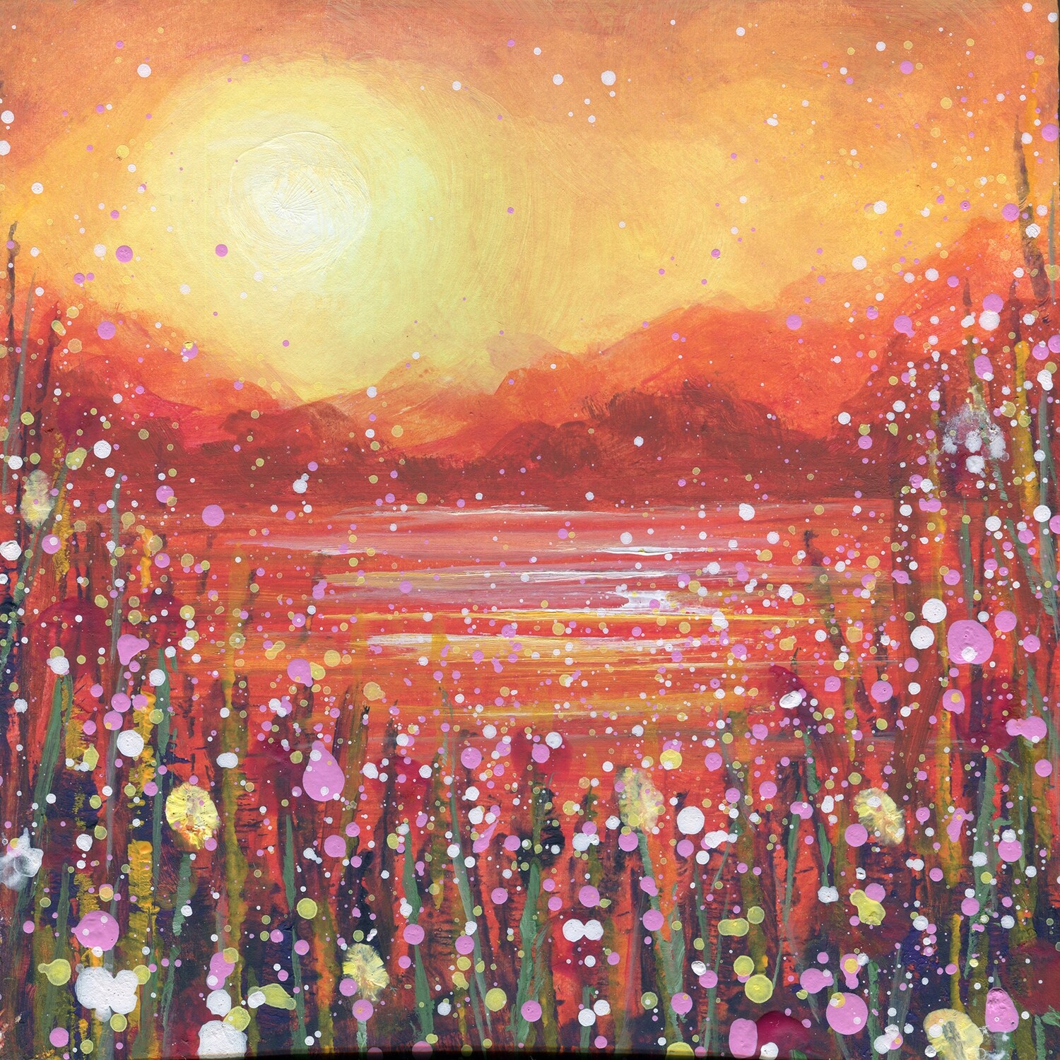 Autumn Sunrise Original Painting