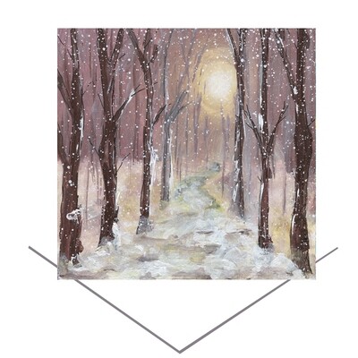 Winter Woodland Greeting Card