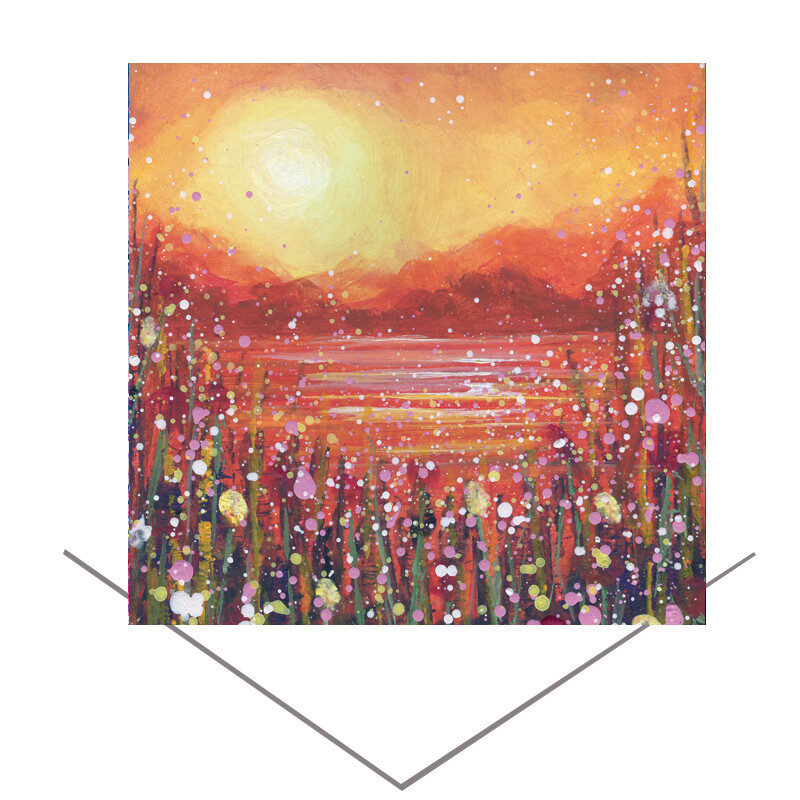 Autumn Sunrise Greeting Card