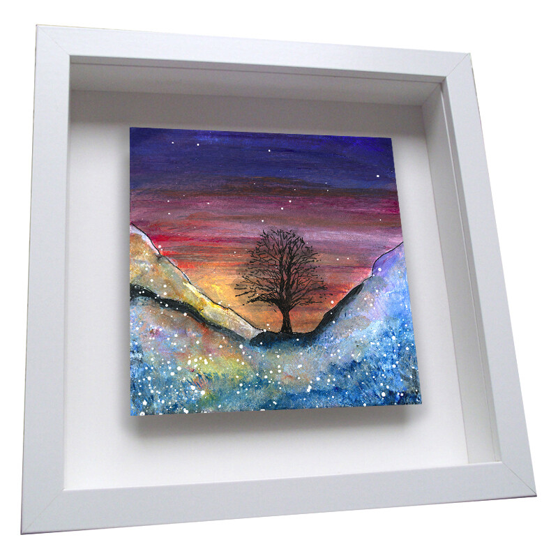 Sycamore Gap - Framed Ceramic Tile