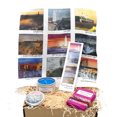 North of the Tyne in a Gift box - includes Bag, Bookmark, Soap and Candle