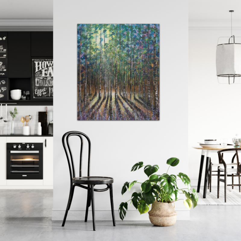 Lee's Trees  Rectangular Canvas Print