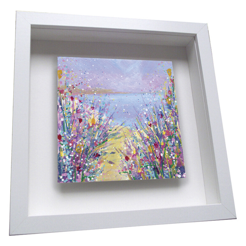 Here Comes the Summer - Framed Ceramic Tile