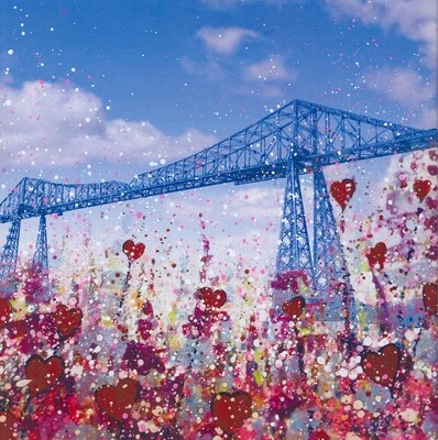 Emily Ward Transporter Bridge Middlesbrough Canvas Print