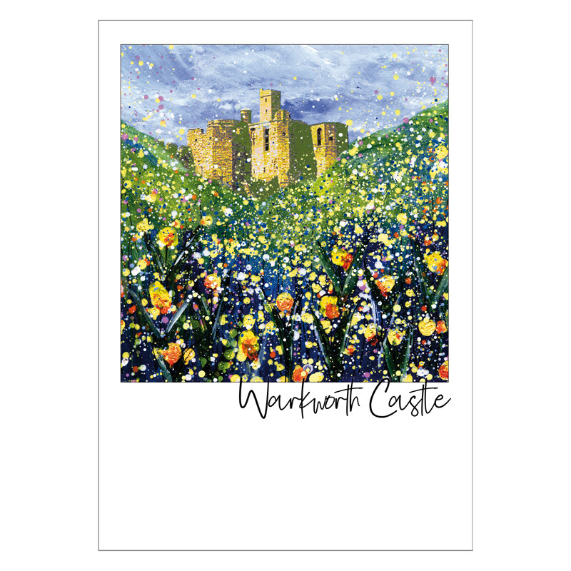Warkworth Castle Post Card
