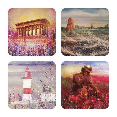South of the Tyne Coasters in a Gift Box